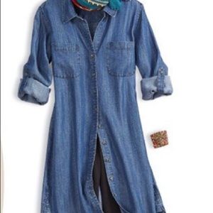 BNWT Denim shirt dress